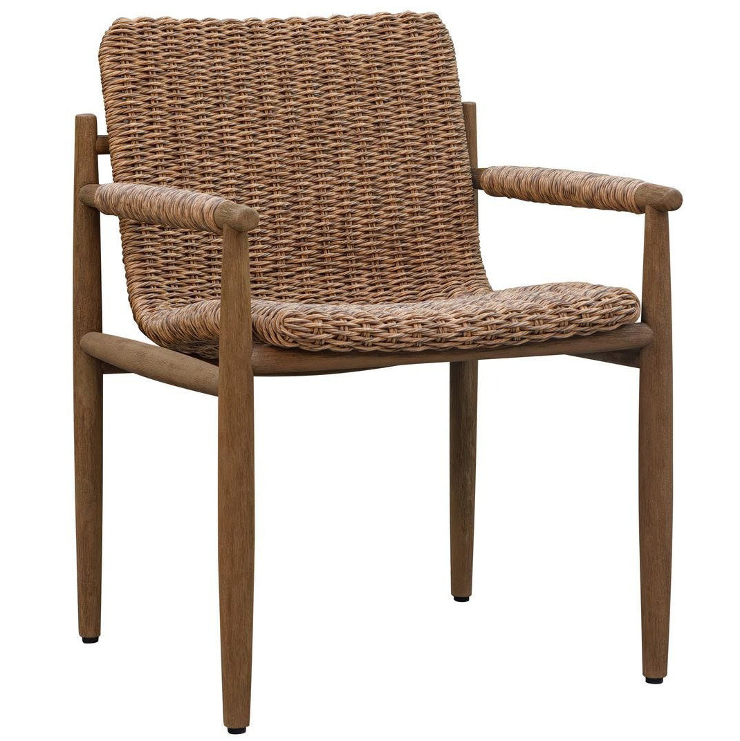 Sumba Flax Outdoor Dining Chair by Uttermost