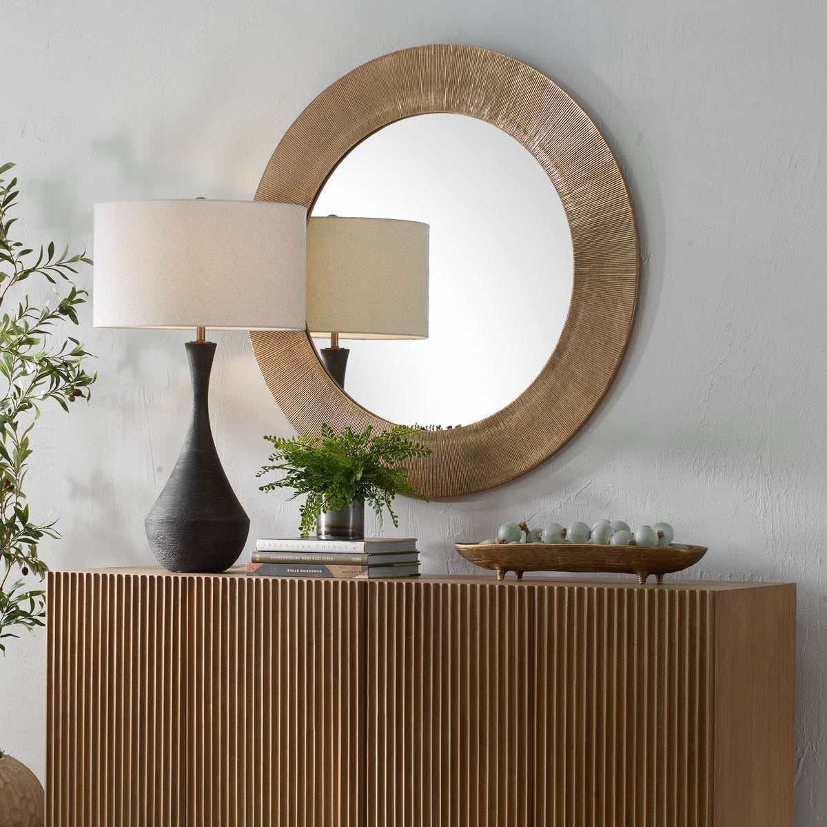 Tano Round Mirror by Uttermost