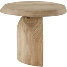 Tiernan Reclaimed Oak Round Side Table by Uttermost