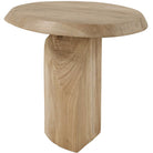 Tiernan Reclaimed Oak Round Side Table by Uttermost