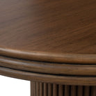 Top Tier Oval Side Table in Walnut by Uttermost