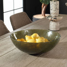 Veridian Shimmer Earthy Glass Bowl by Uttermost