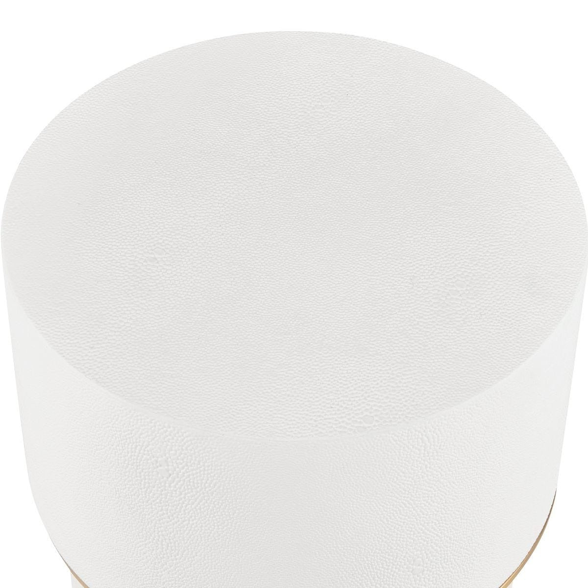 Wessex Drink Table in White by Uttermost