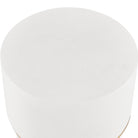 Wessex Drink Table in White by Uttermost