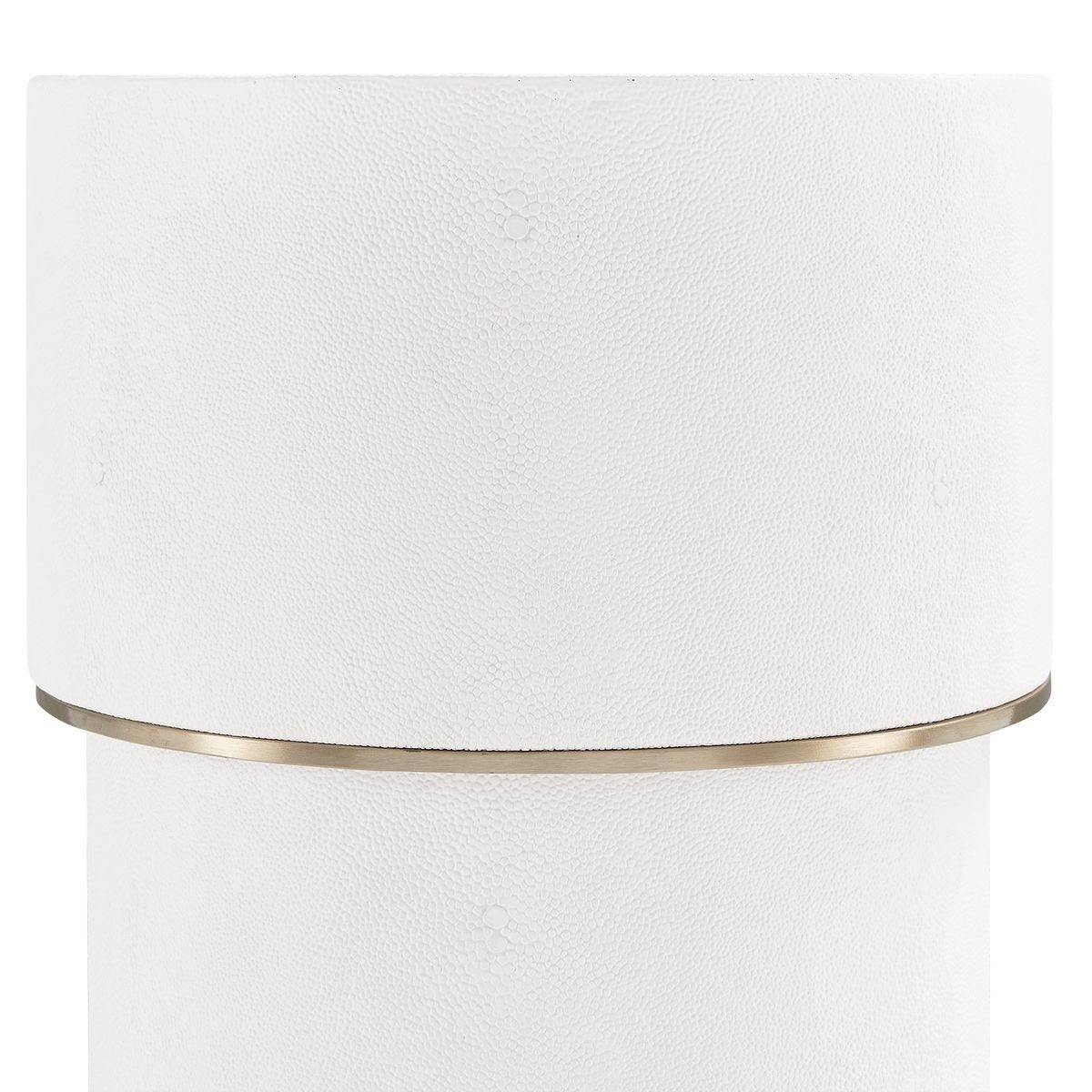 Wessex Drink Table in White by Uttermost