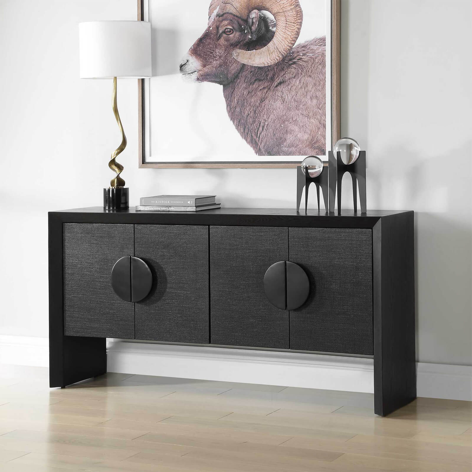 Williams Sideboard in Black by Uttermost