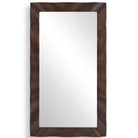 Wrinkle Wavy Mirror in Wood by Uttermost