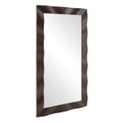 Wrinkle Wavy Mirror in Wood by Uttermost