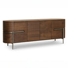 Vienna Natural Walnut & Brushed Brass Sideboard Berkeley Designs