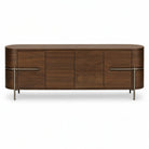 Vienna Natural Walnut & Brushed Brass Sideboard Berkeley Designs