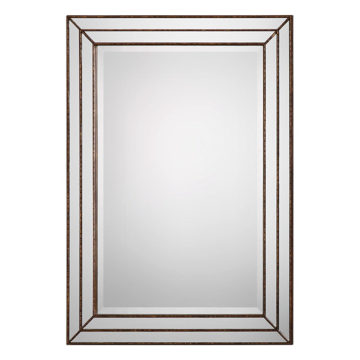 Triple Frame Mirror Bronze Finish by Keiichi