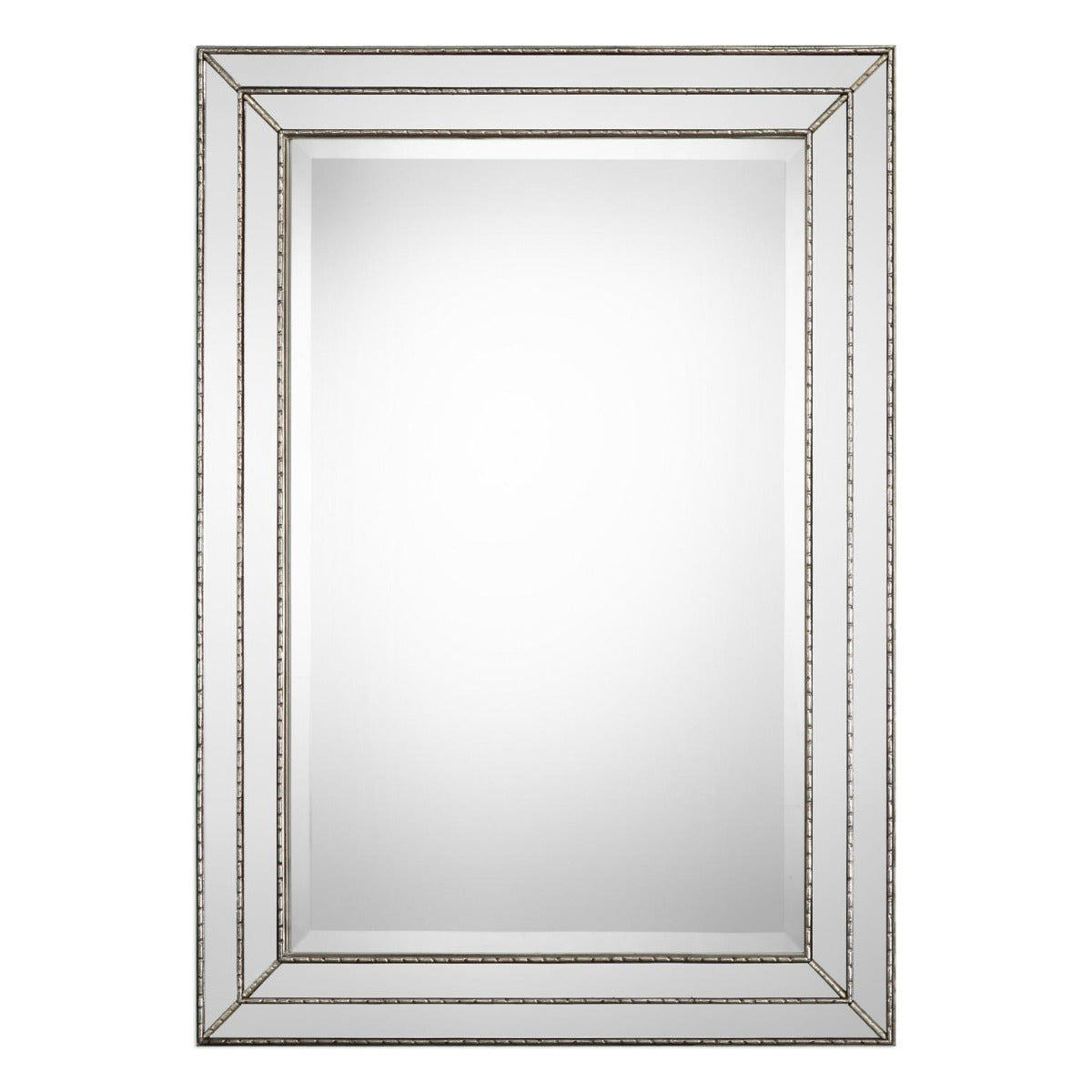 Triple Frame Mirror Silver Finish by Keiichi