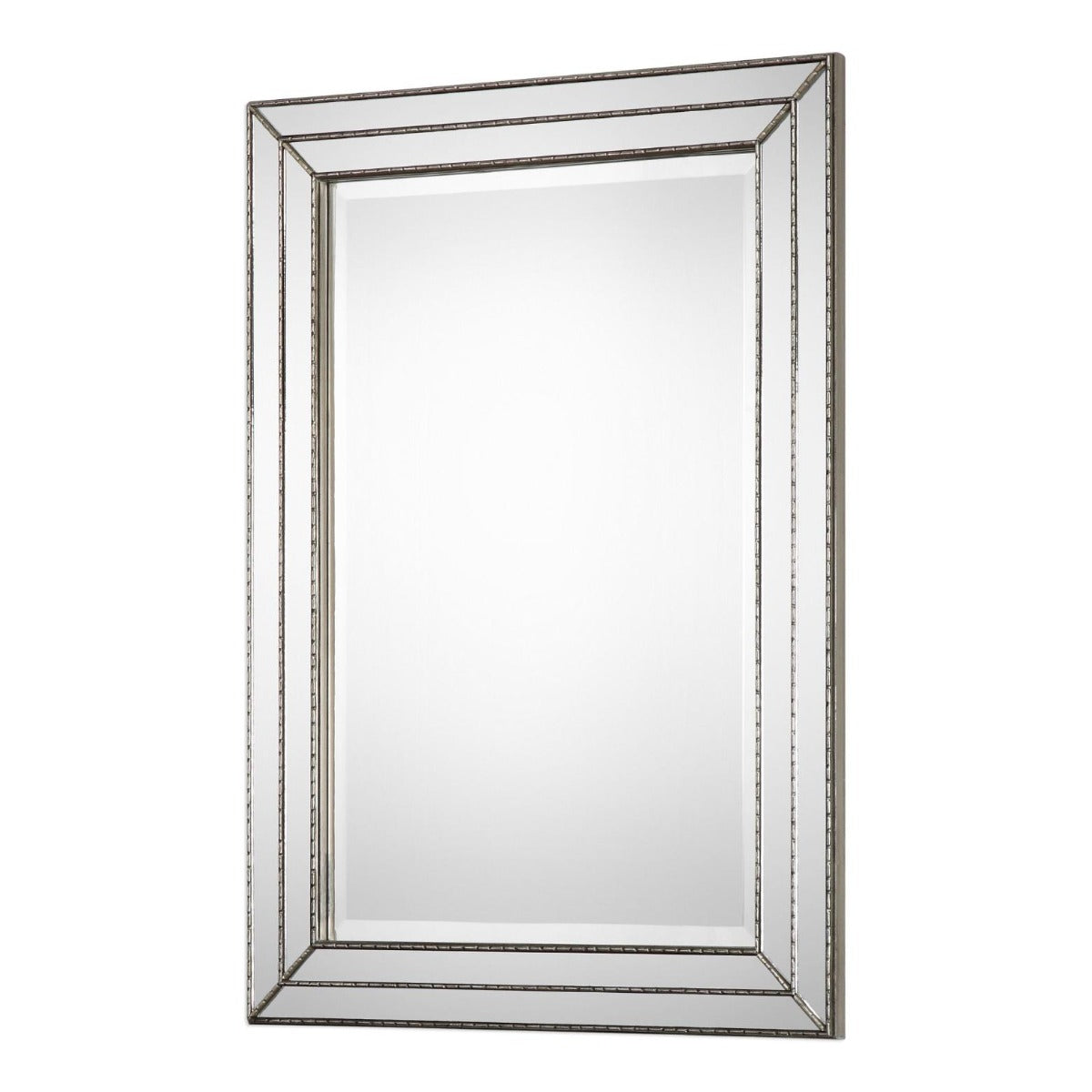 Triple Frame Mirror Silver Finish by Keiichi