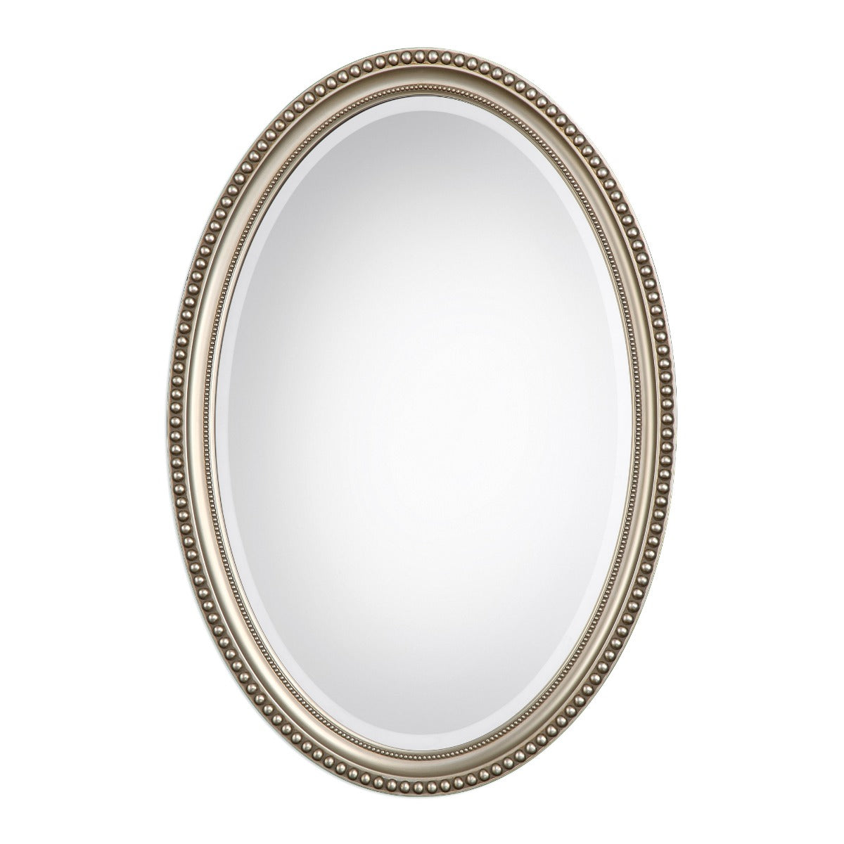 Edith Mirror Antique Silver Finish by Keiichi