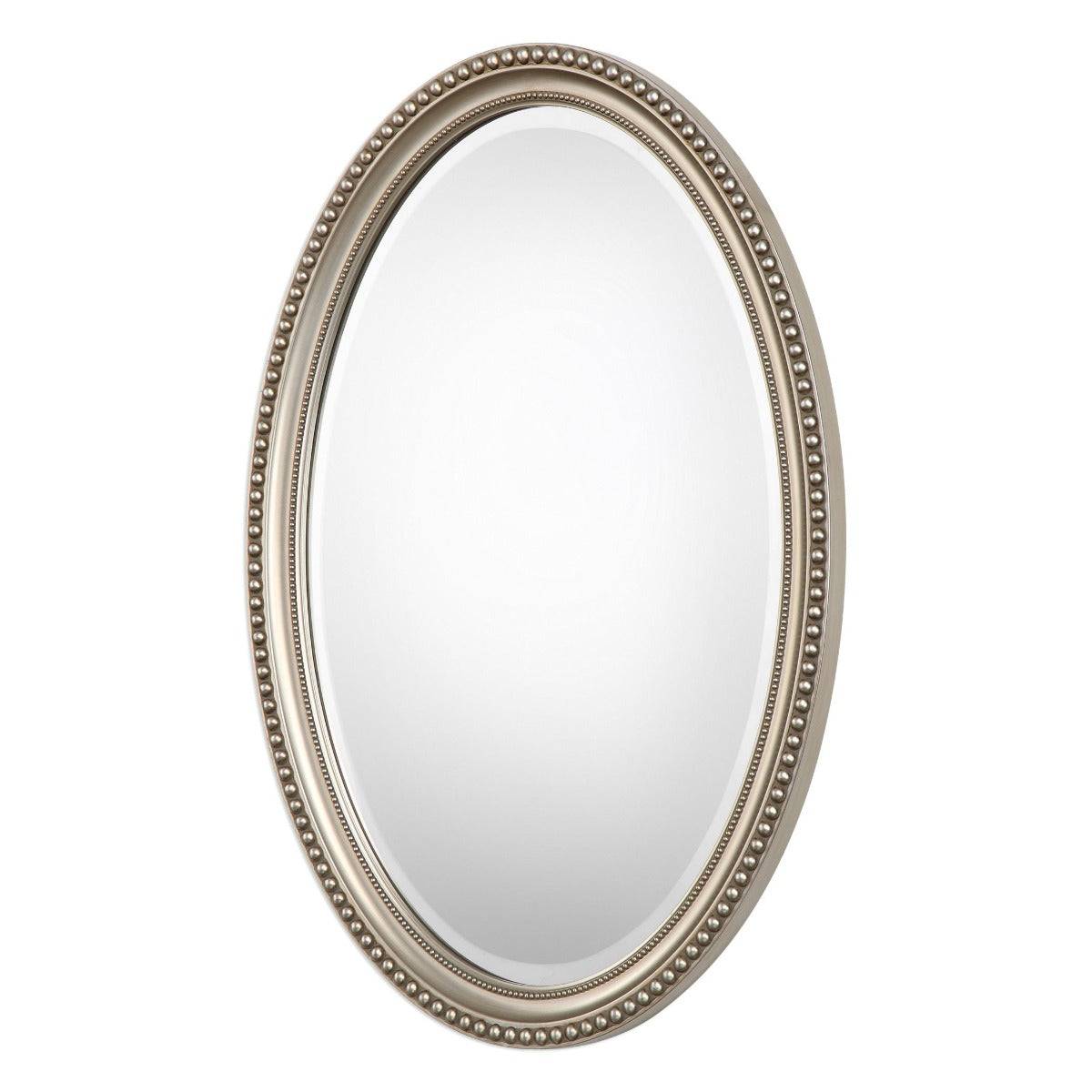 Edith Mirror Antique Silver Finish by Keiichi