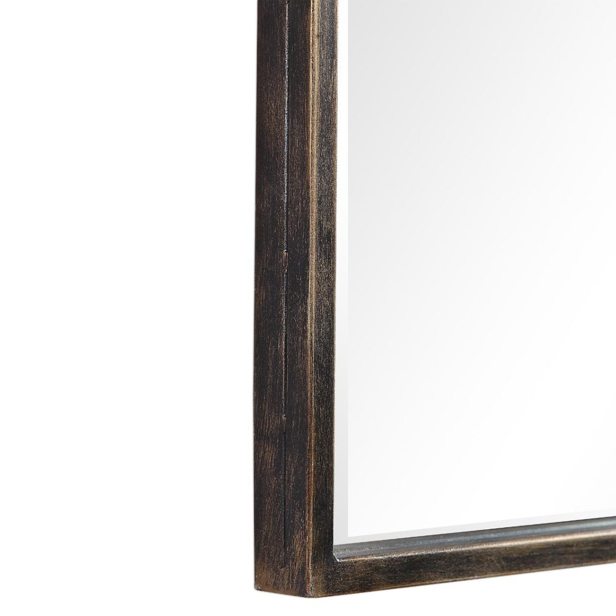 Temple Arched Mirror in Golden Bronze by Keiichi
