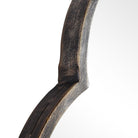 Temple Arched Mirror in Golden Bronze by Keiichi