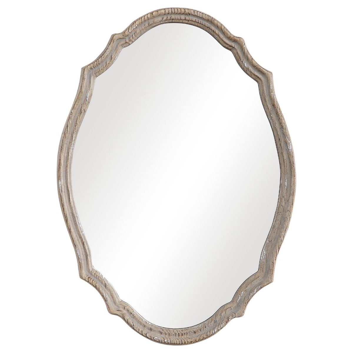 Aurelia Wood Effect Mirror by Keiichi