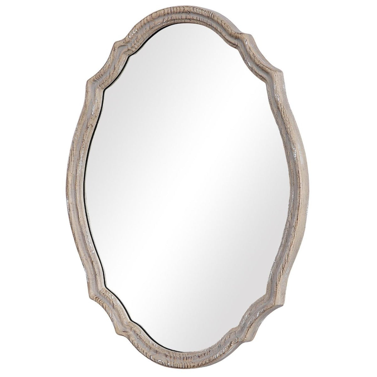 Aurelia Wood Effect Mirror by Keiichi