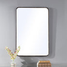 Joe Rectangular Mirror in Dark Bronze by Keiichi