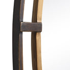 Contrast Oval Mirror Bronze & Gold by Keiichi
