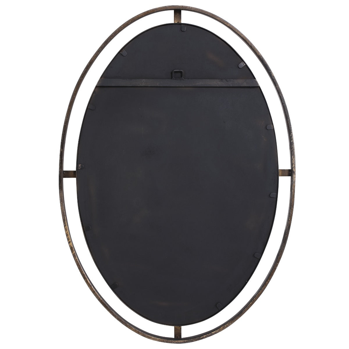 Contrast Oval Mirror Bronze & Gold by Keiichi
