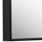 Simple Slim Frame Mirror Black by Keiichi