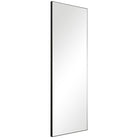 Slim Frame Full Length Mirror in Black by Keiichi