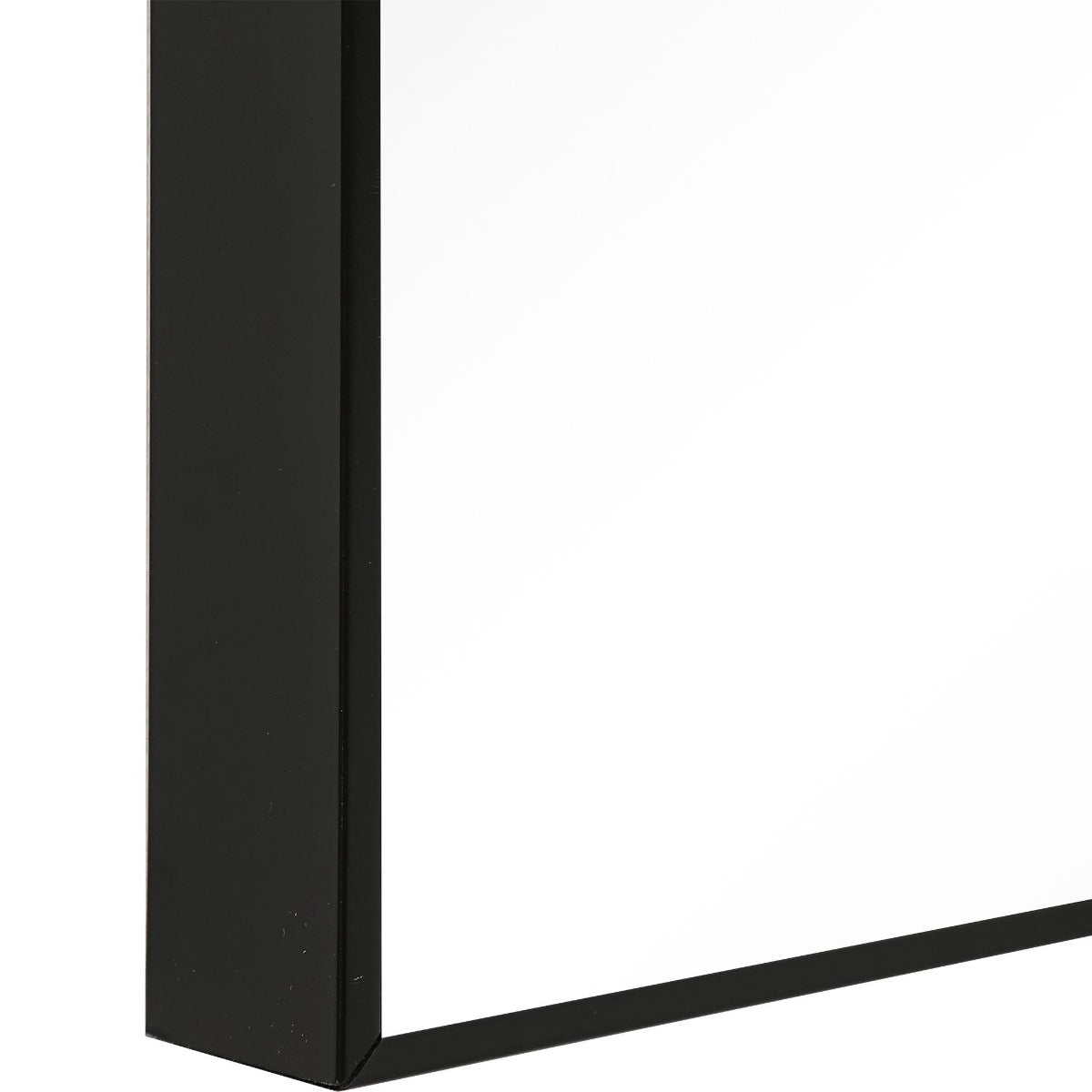 Slim Frame Full Length Mirror in Black by Keiichi
