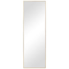 Slim Frame Full-Length Mirror in Gold by Keiichi