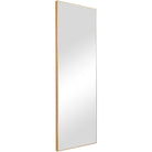 Slim Frame Full-Length Mirror in Gold by Keiichi