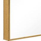 Slim Frame Full-Length Mirror in Gold by Keiichi