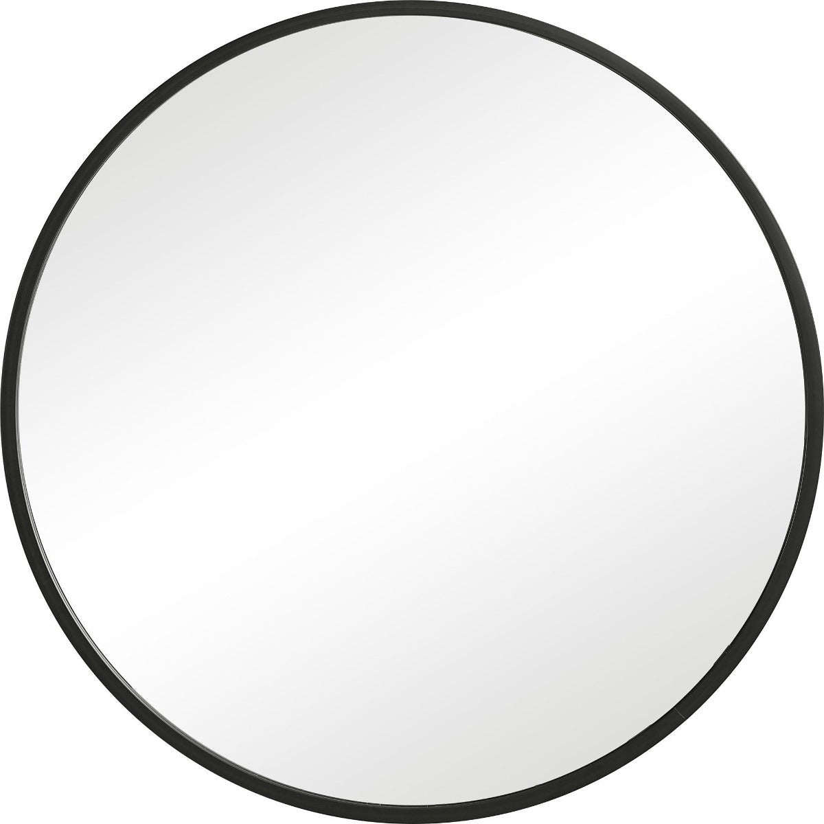Eve Large Round Mirror Black by Keiichi