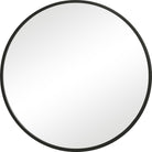 Eve Large Round Mirror Black by Keiichi