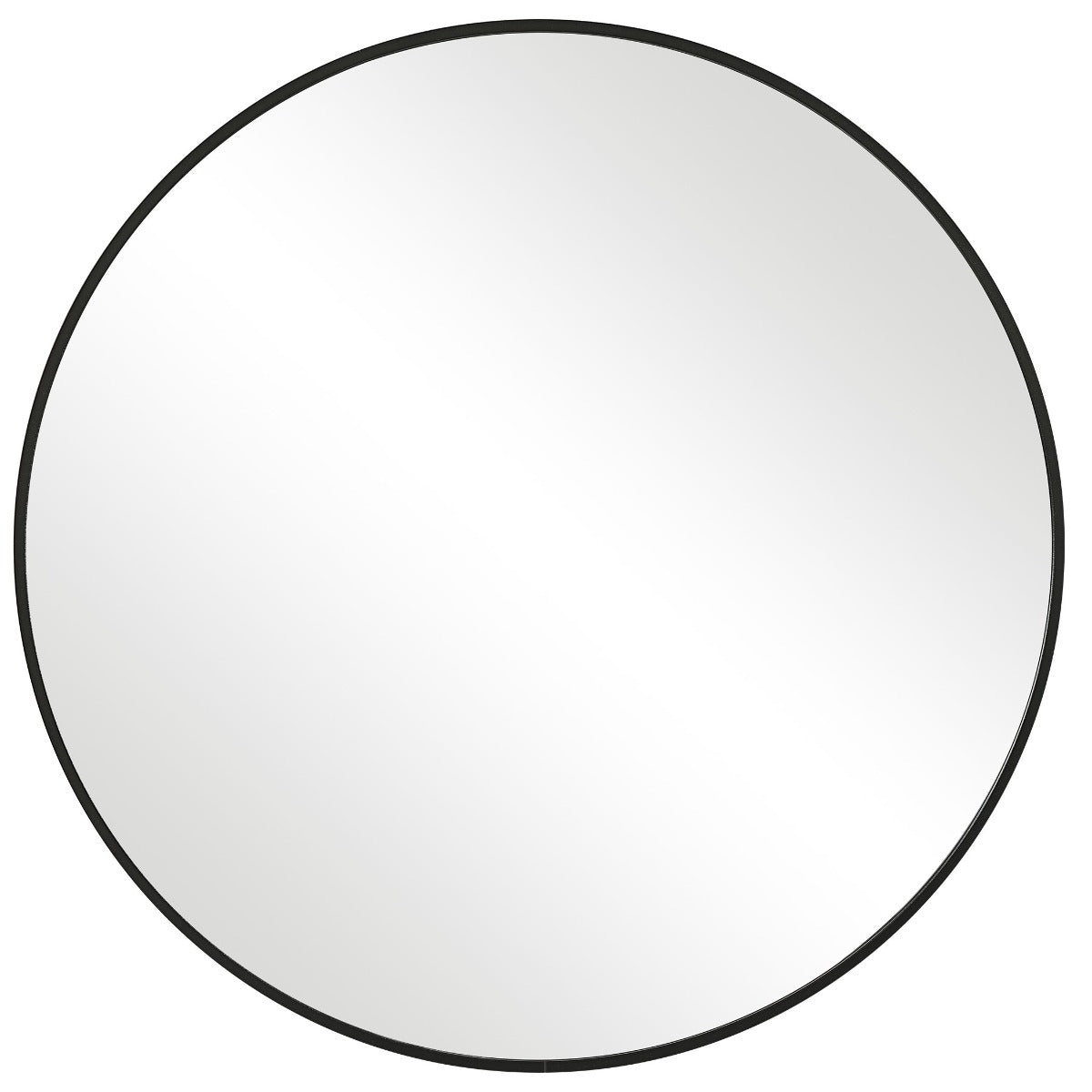 Eve Small Round Mirror Black by Keiichi