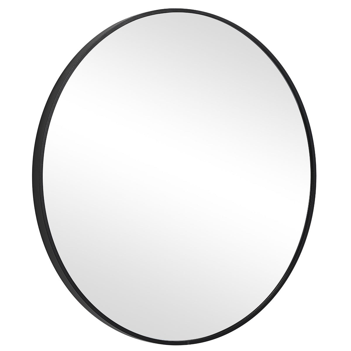 Eve Small Round Mirror Black by Keiichi