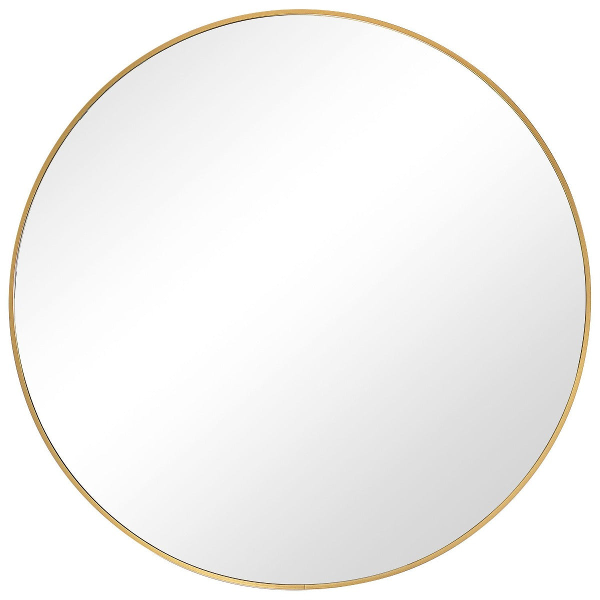 Evelyn Round Mirror Gold by Keiichi