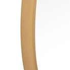 Evelyn Round Mirror Gold by Keiichi