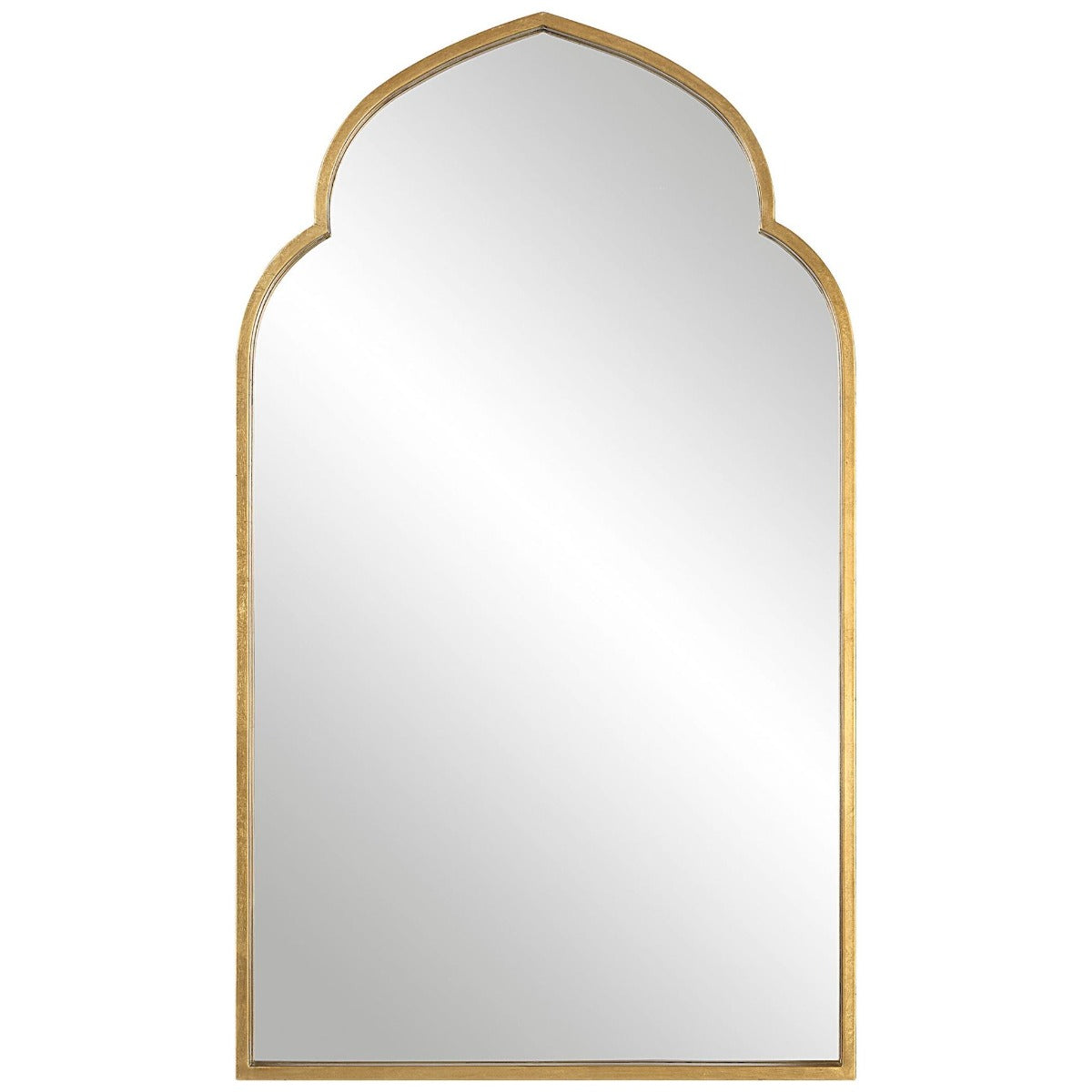 Temple Arched Mirror in Gold by Keiichi