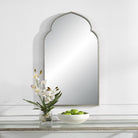 Temple Mirror Silver Finish by Keiichi