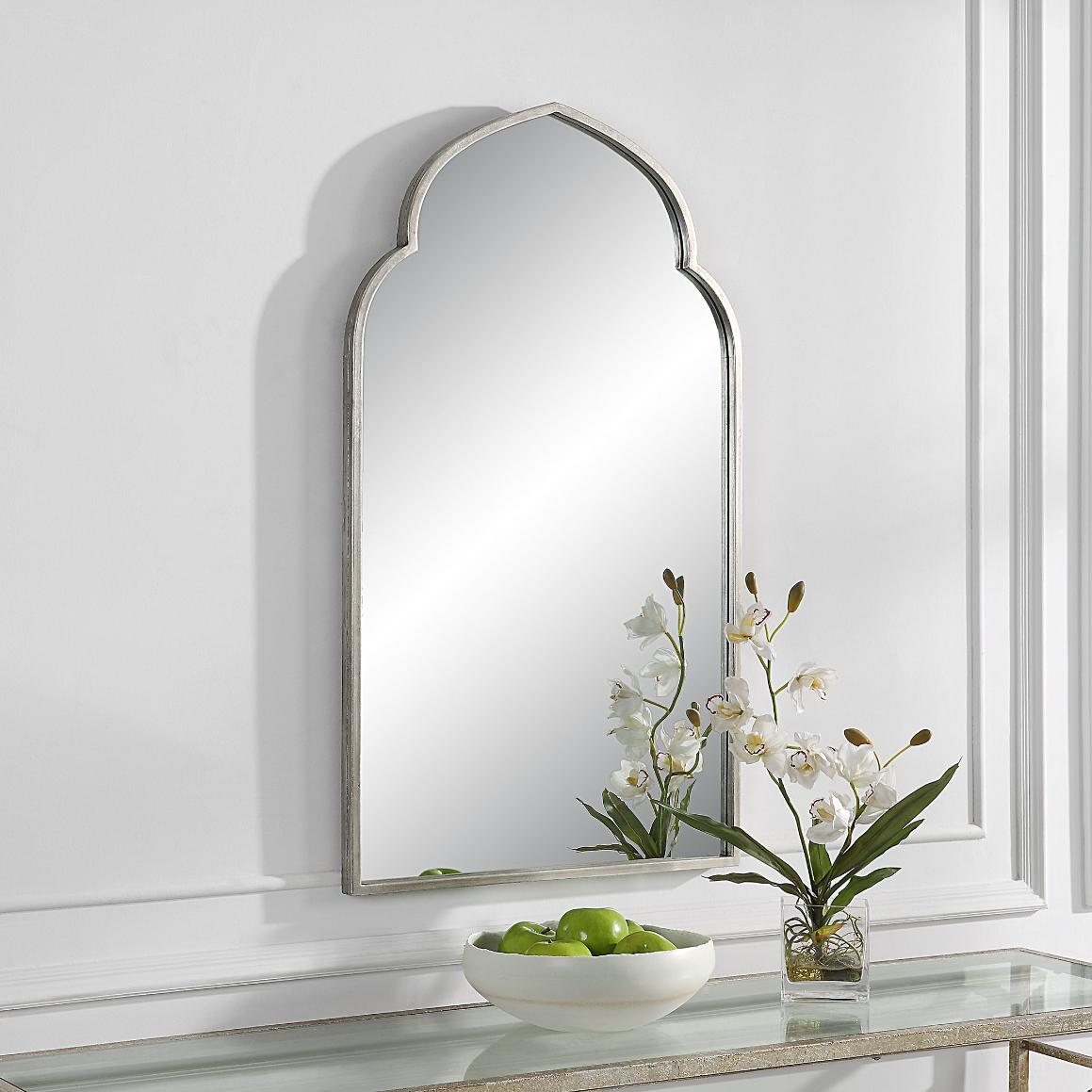 Temple Mirror Silver Finish by Keiichi
