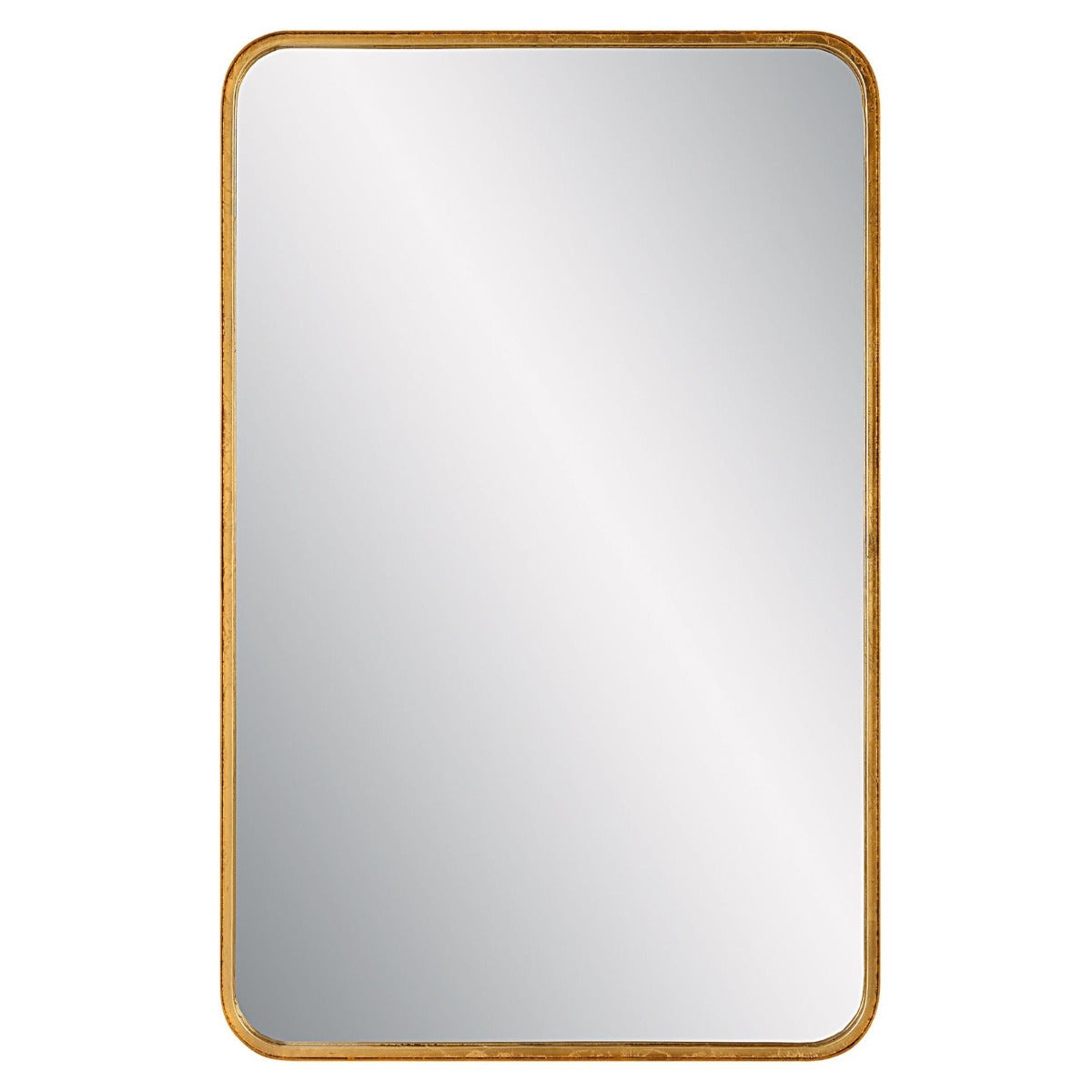 Toby Rectangular Mirror in Gold by Keiichi