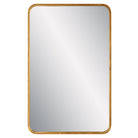Toby Rectangular Mirror in Gold by Keiichi