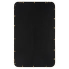 Toby Rectangular Mirror in Gold by Keiichi