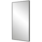 Slim Frame Midi Mirror in Black by Keiichi