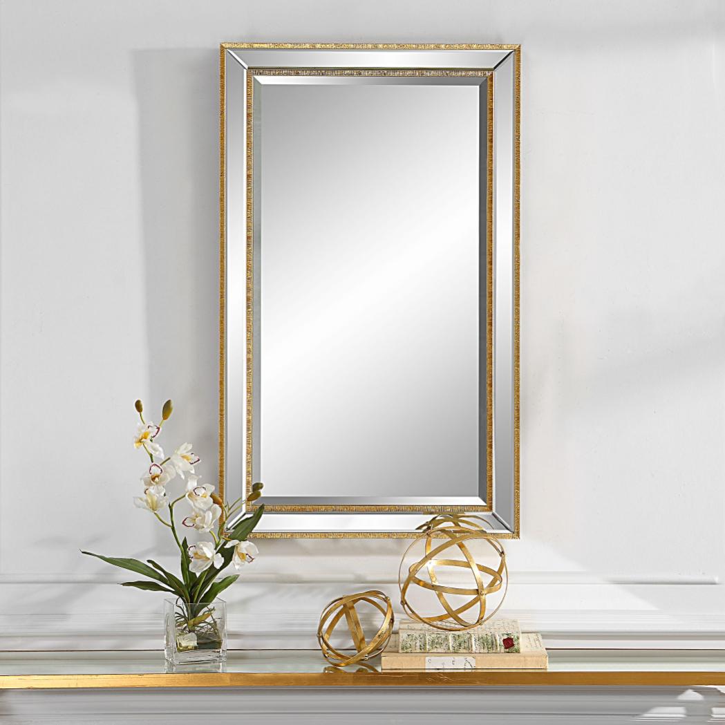 Lines Mirror Gold Keiichi