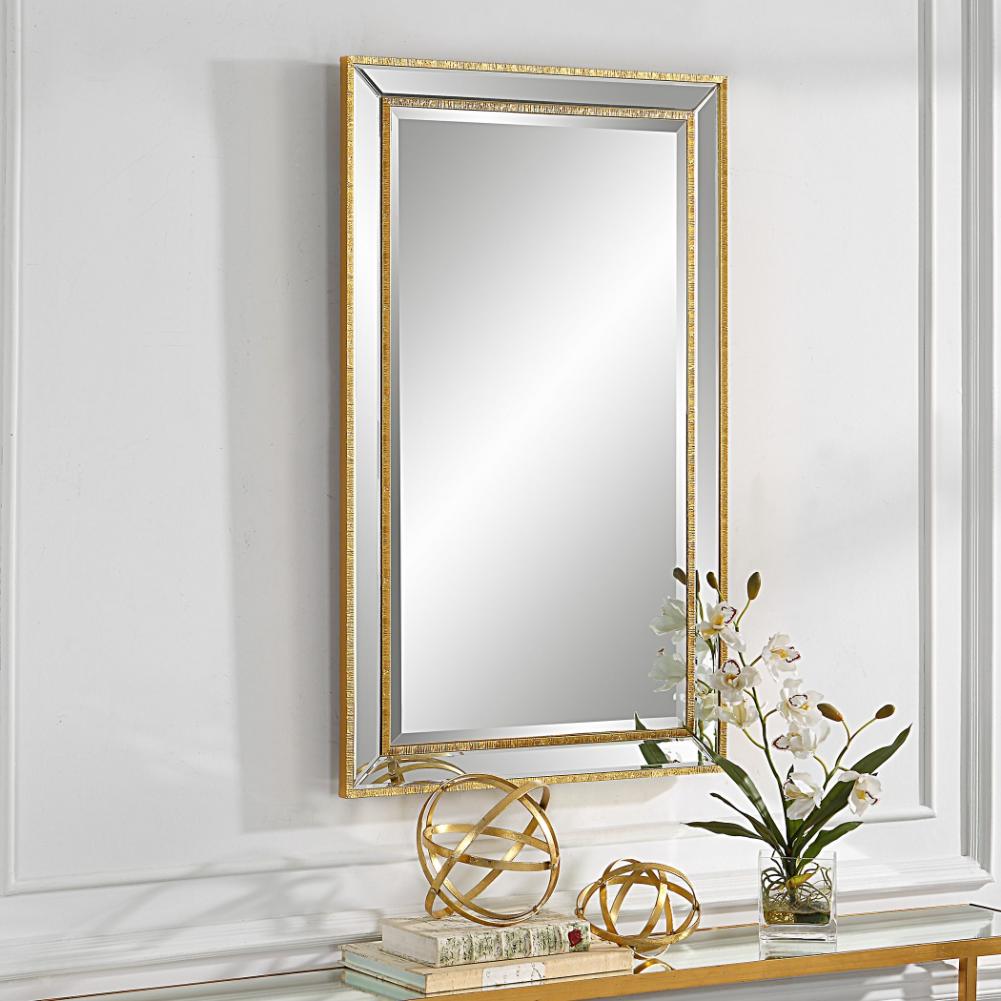 Lines Mirror Gold Keiichi