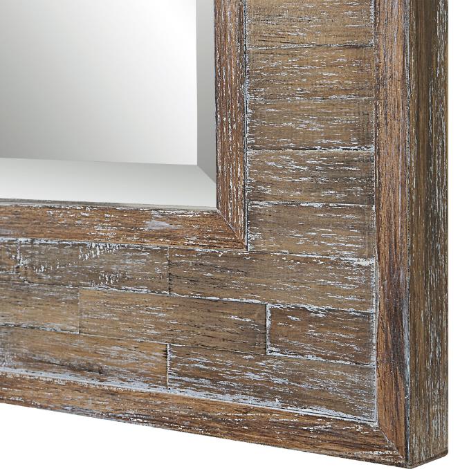 Beachhouse Distressed Wooden Tall Mirror by Keiichi