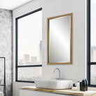Intricate Mirror Gold Finish Keiichi