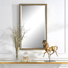 Intricate Mirror Gold Finish Keiichi